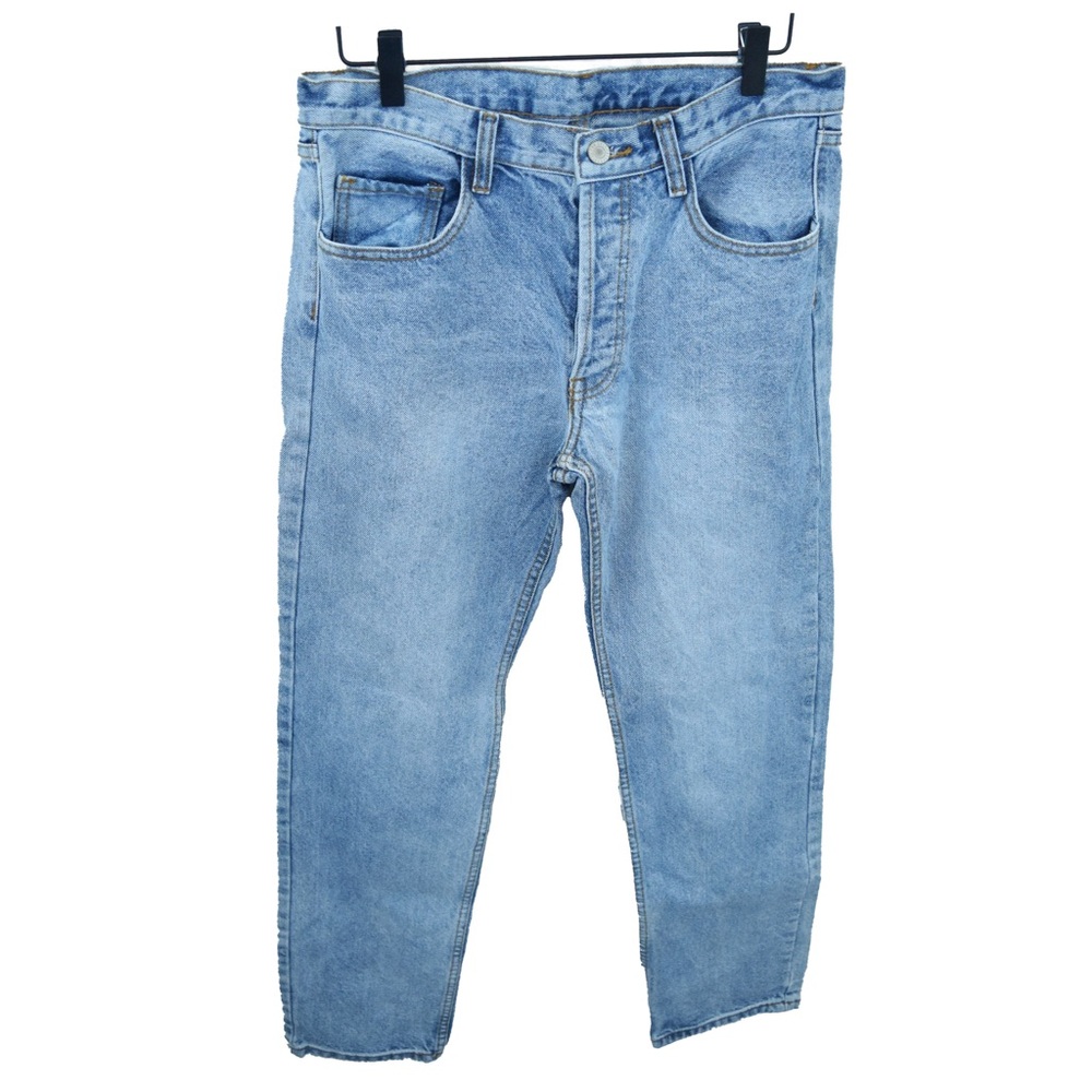 J. GALT Straight Leg Blue Jeans Womens Button-Fly Jeans Y2k High Waist Size M